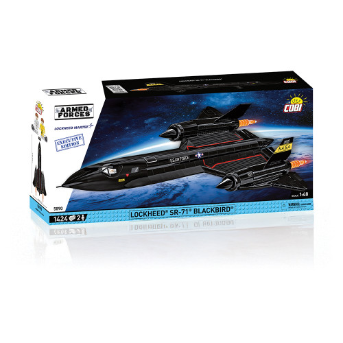 Executive Edition Lockheed SR-71 Blackbird Building Brick Set Main Image