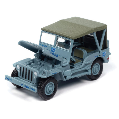 Willys Jeep Coast Guard - Light Blue Gray JLML011/48B-Jeep Alt Image 1