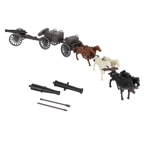 American Civil War 1/32 Artillery Transport Set BMC Toys (67393) Alt Image 1