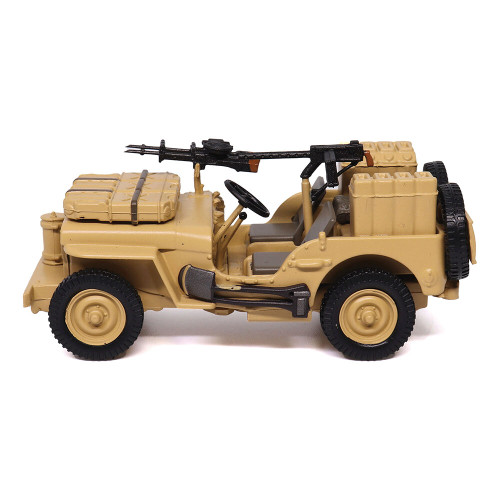 SAS 1/4-Ton WILLYS JEEP 1/43 Die Cast Model Militaria Diecast (24212-42) Alt Image 3