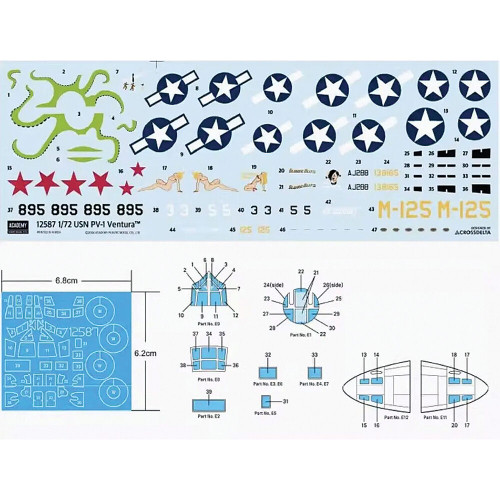 PV-1 Ventura 1/72 Kit Academy (12587) Alt Image 1