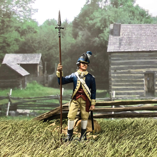 Washington's Bodyguard Officer with Spontoon 1/30 Figure William Britain (16102) Alt Image 1