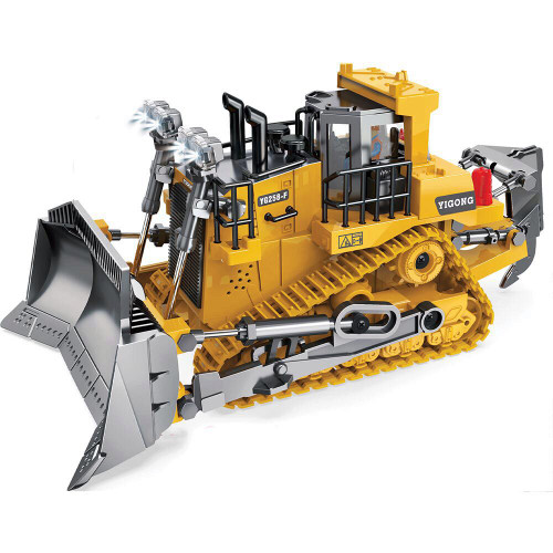 R/C 2.4 Ghz Remote Control Bulldozer w/Lights & Sound Main Image