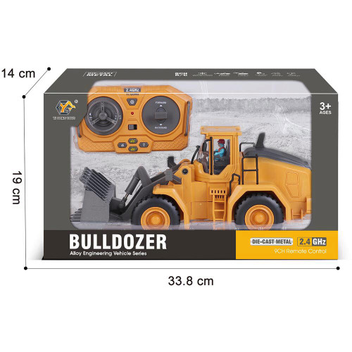 R/C 2.4 Ghz Remote Control Wheel Loader w/Lights & Sound Alt Image 2