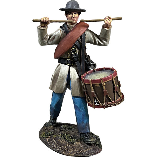 Confederate Infantry Drummer Marching 1/30 Figure William Britain (31498) Main Image
