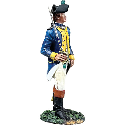 French Royal Deux-Ponts Officer 1/30 Figure William Britain (16186) Main Image