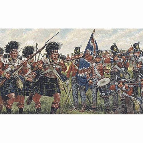 British and Scots Infantry 1/72 Plastic Figures Main Image