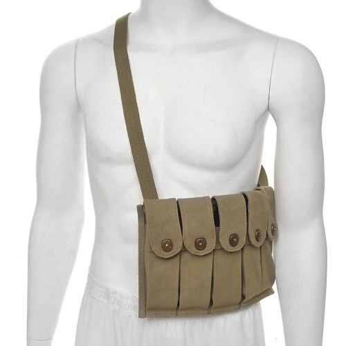 M1 Carbine 5 Cell Magazine Pouch with Shoulder Strap World War Supply (3161) Alt Image 2