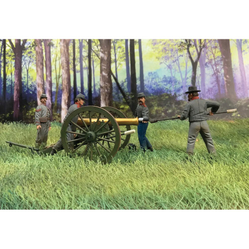 “Give ‘em Canister” Confederate Artillery 1/30 Figure Set William Britain (31395) Alt Image 1