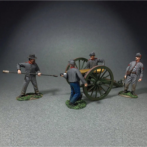 “Give ‘em Canister” Confederate Artillery 1/30 Figure Set William Britain (31395) Alt Image 2