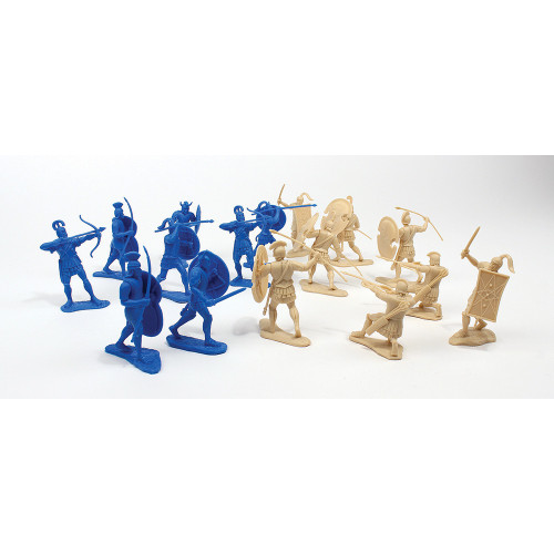 16-piece War of Troy 1/32 Plastic Figure Set Main Image