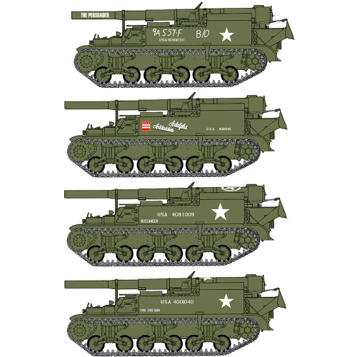 M12 Gun Motor Carriage 1/72 Kit Italeri (7076) Alt Image 3