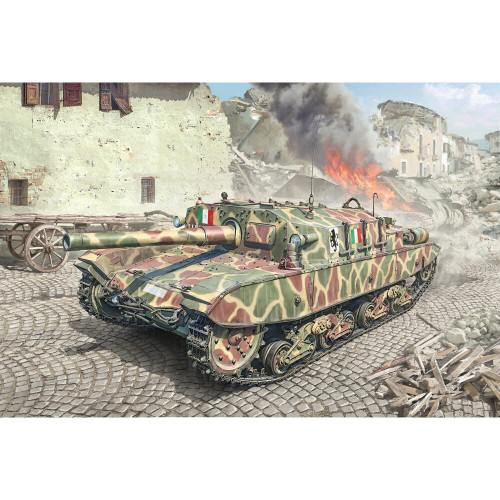 Semovente M43 da 105/25 Bassotto 1/35 Kit Italeri 6751 Alt Image 1