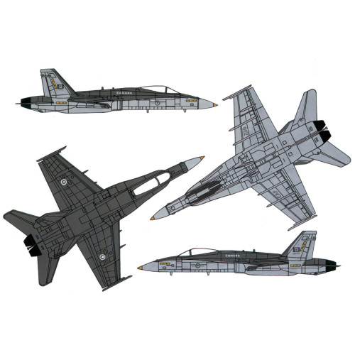 F/A-18C/D Hornet 1/72 Kit Italeri (0016) Alt Image 3