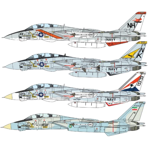 F-14A Tomcat 50th Anniversary 1/72 Kit Italeri (1414) Alt Image 3
