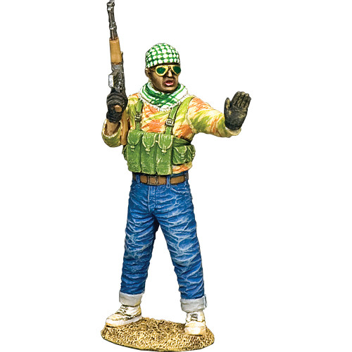 Mogadishu Militiaman Shouting HALT!1/30 Figure K&C (BHD021) Main Image