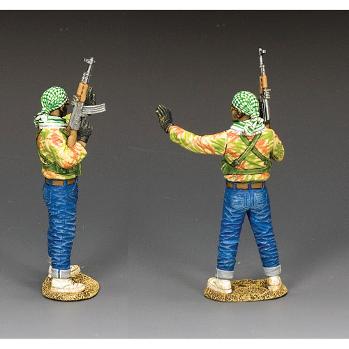 Mogadishu Militiaman Shouting HALT!1/30 Figure K&C (BHD021) Alt Image 1
