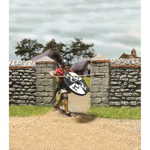Algar Saxon Defending with Spear 1/30 Figure William Britain (62136) Alt Image 1