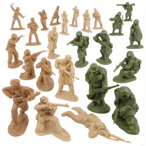 Korean War Winter Battle 24 Piece Plastic Figure Set BMC TOYS (67120) Alt Image 1