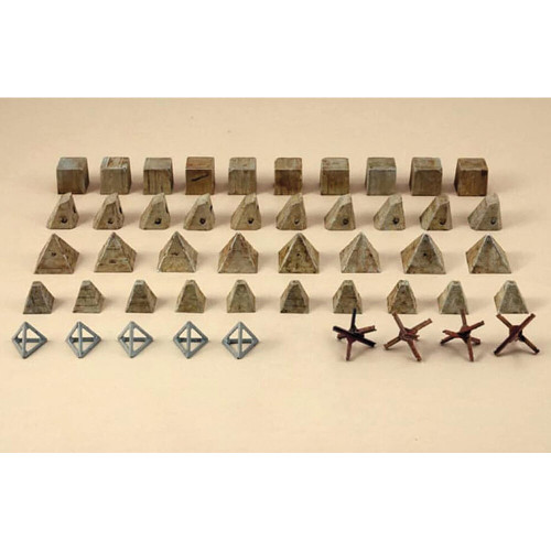 Anti Tank Obstacles 1/72 Kit Alt Image 1