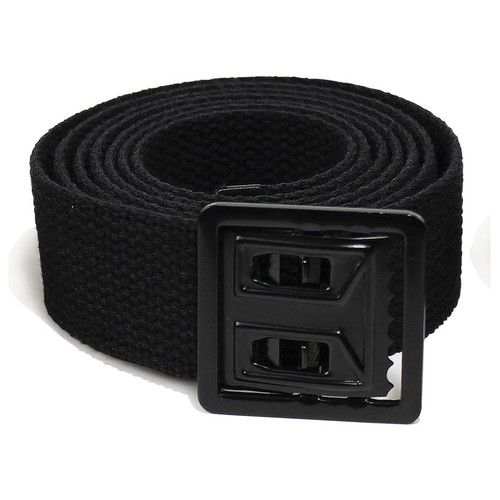Military Web Belt with Buckle - Black Main Image