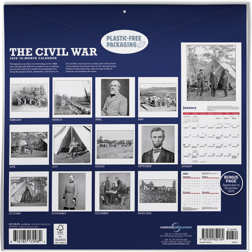 The Civil War 2026 Wall Calendar Carousel261027 Alt Image 1