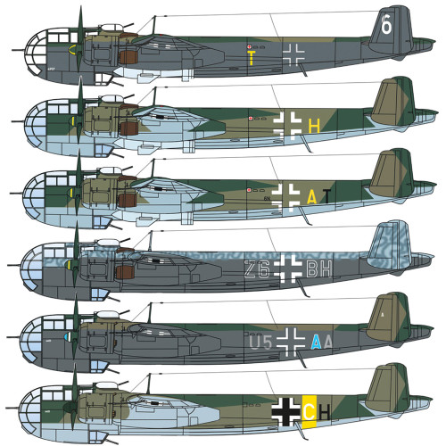 Dornier Do 217 K-1/K-2 with Fritz-X Guided Bombs 1/72 Kit Alt Image 3