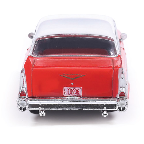 1957 Chevrolet Bel Air Sedan - Matador Red and India Ivory Alt Image 5