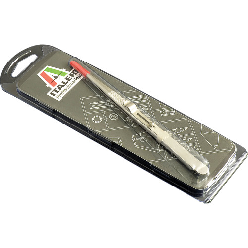 Fine Serrated Locking Tweezers Main Image