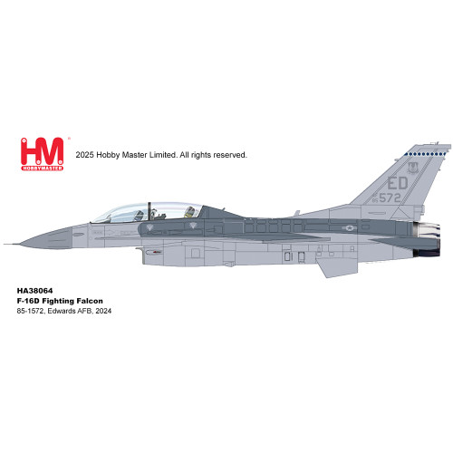 F-16D Fighting Falcon 1/72 Die Cast Model Edwards AFB 2024 Main Image