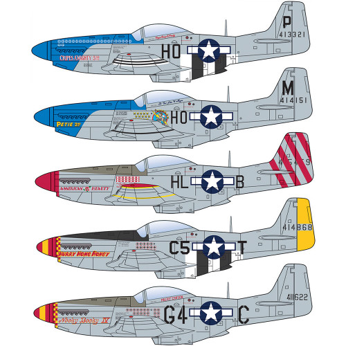 P-51D Mustang 1/72 Kit - Aces Version Alt Image 1