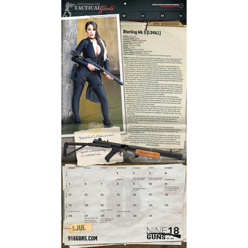 TACTICAL GIRLS 2026 WALL CALENDAR Alt Image 4