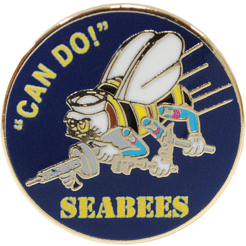 Seabees Lapel Pin Eagle Emblems (P14736) Main Image