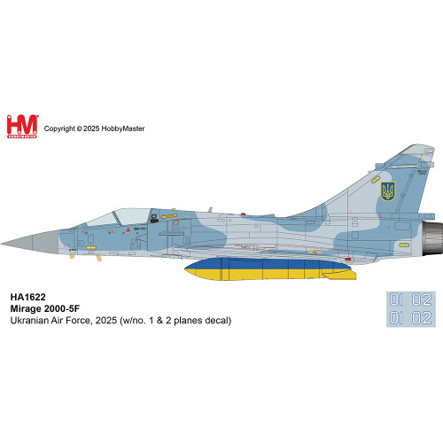 Mirage 2000-5F 1/72 Die Cast Model - HA1622 Main Image