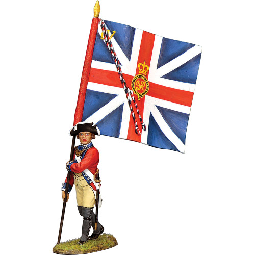 4TH Regiment of Foot Officer w/The King's Colour 1/30 Figure K&C (BR104) Main Image