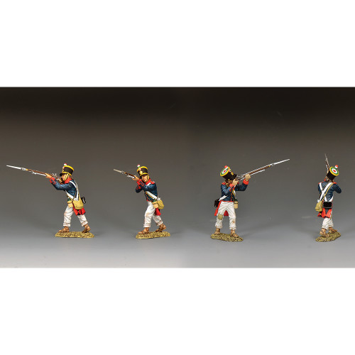 Santa Anna's Soldier Soldier Shooting Upwards 1/30 Figure K&C (RTA136) Alt Image 1