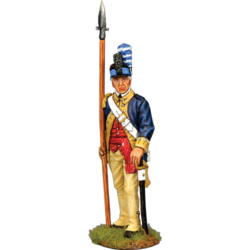 Washington's Guard Co. Company Officer w/Pike 1/30 Figure K&C (AR084) Main Image