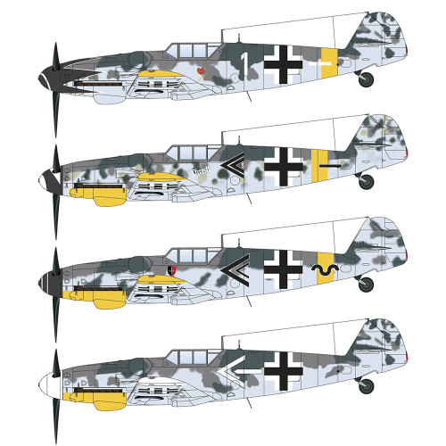 Bf 109 G-6 1/72 Kit - Aces Italeri (1483) Alt Image 2