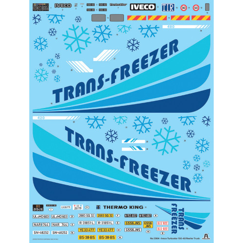 Iveco Turbostar Reefer Truck 1/24 Kit Alt Image 3