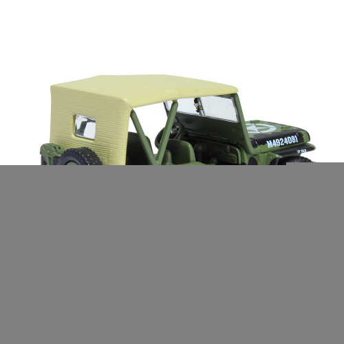 Willy's Jeep 1/64 Diecast Model  M&J Toys (JLCP7064-24) Alt Image 1