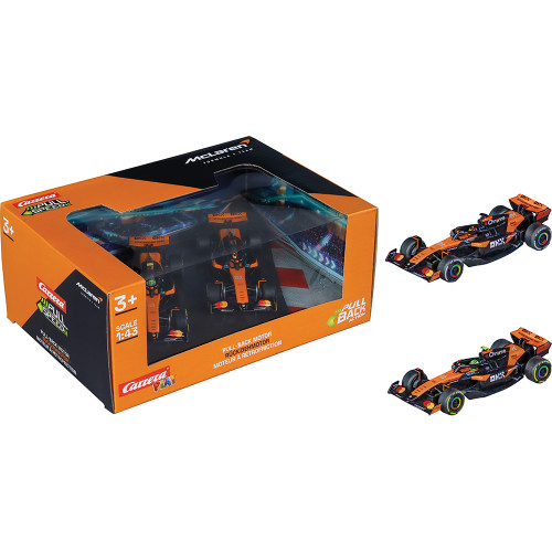 F1 McLaren Formula 1 Team #4 Norris & #81 Piastri Pull & Speed Twinpack 1:43 Scale Alt Image 3