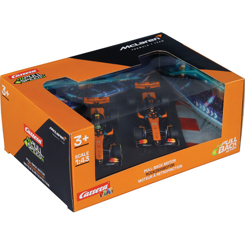 F1 McLaren Formula 1 Team #4 Norris & #81 Piastri Pull & Speed Twinpack 1:43 Scale Alt Image 4