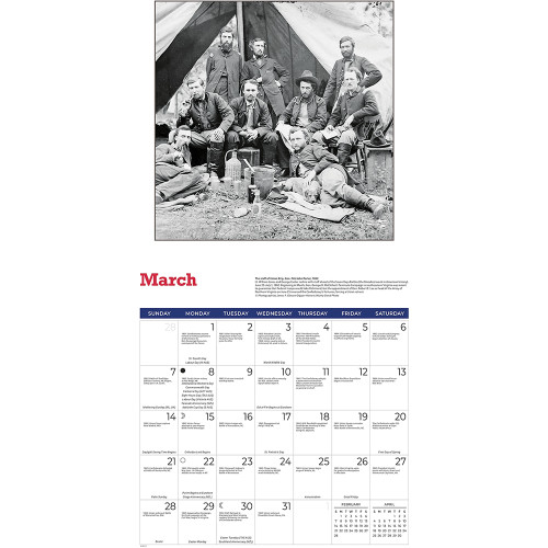 Civil War 2027 Wall Calendar CAROUSEL (270437)  Alt Image 2