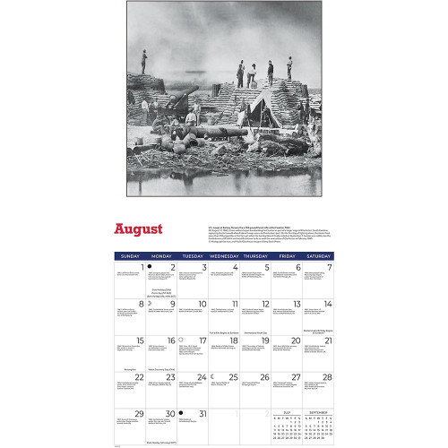 Civil War 2027 Wall Calendar CAROUSEL (270437)  Alt Image 3