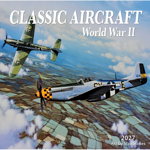 Classic Aircraft WWII 2027 Wall Calendar CAROUSEL (270853)  Main Image