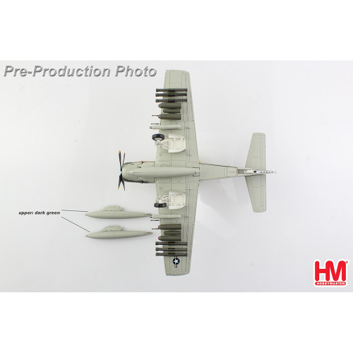 A-1H Skyraider 1/72 Die Cast Model - HA2922 Alt Image 5