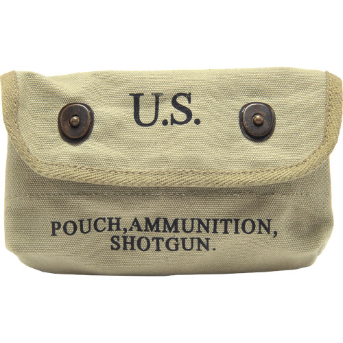 Canvas Shotgun Shell Ammunition Pouch World War Supply (224LTOD) Main Image