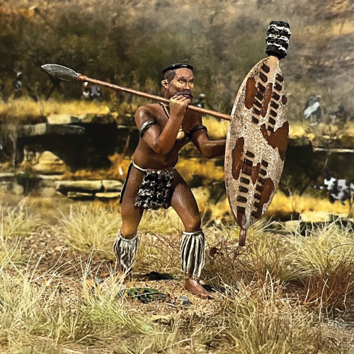 Zulu Warrior Counting Rifles No.2 William Britain (20216) Alt Image 1