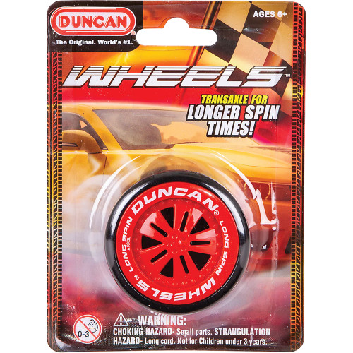 Duncan Wheels Long Spin Yo-Yo - Red Alt Image 1