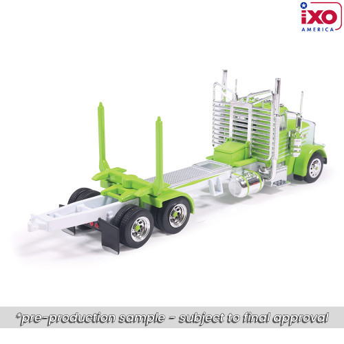 Peterbilt Logging Truck - Green and White Alt Image 2